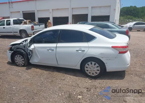 2015 Nissan Sentra S из США, поврежденный, VIN 3N1AB7AP1FY371690
